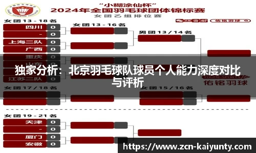 独家分析：北京羽毛球队球员个人能力深度对比与评析